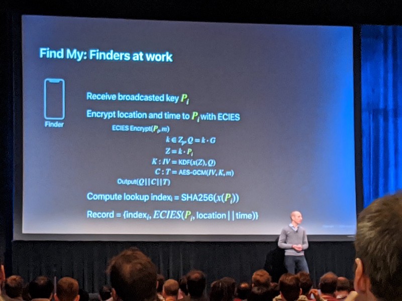 Apple's privacy-preserving device location tracker