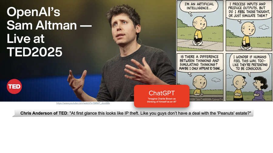 Peanuts Cartoon question