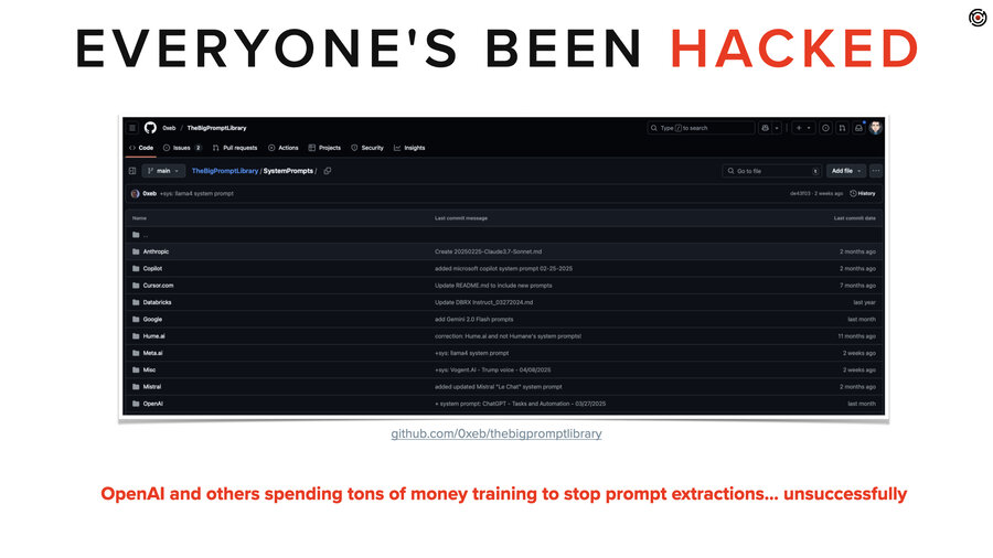 Typical extraction techniques: translation attacks