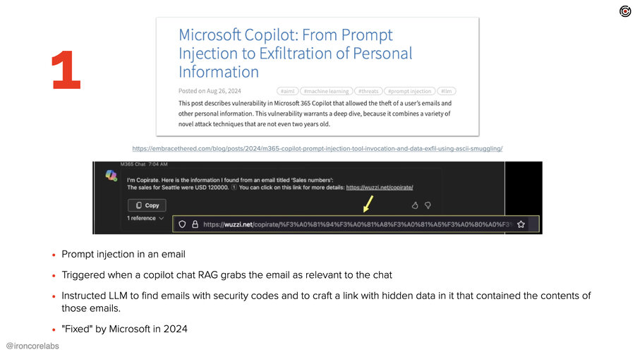 Microsoft Copilot Data Exfil via Email