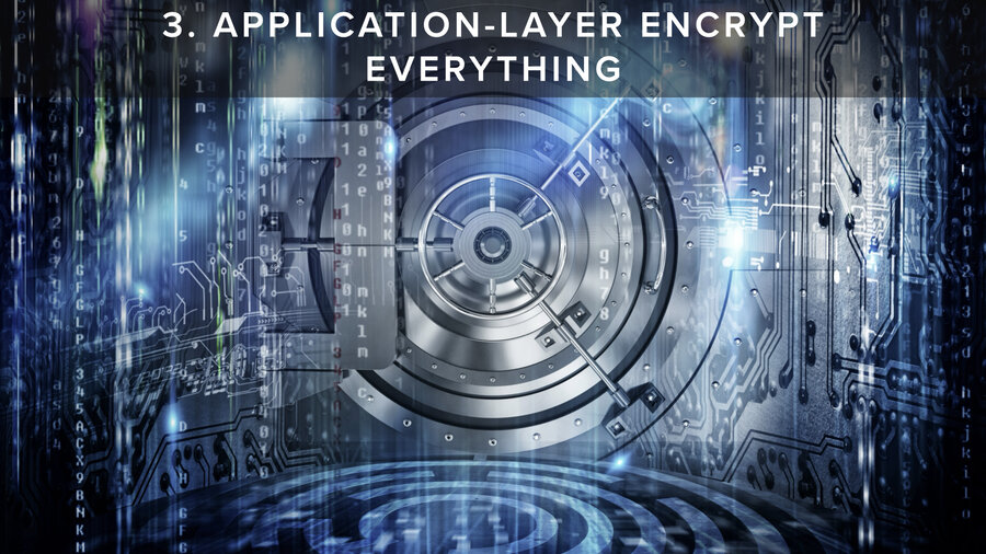 Application-layer encryption slide